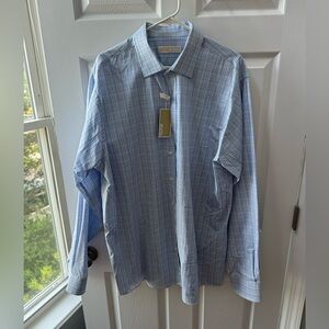 🆕 Brand New Michael Kors Tall Men’s Button Up